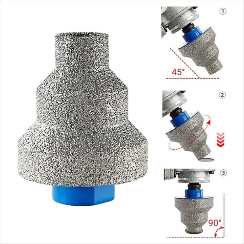 Diamond chamfer cutter for tiles, marble, glass, 1 pack 2