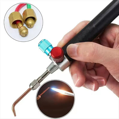 Portable acetylene-oxygen soldering torch, mini gas welding kit 1