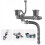 Drain set for double sinks, space-saving drain set for kitchen sinks 2