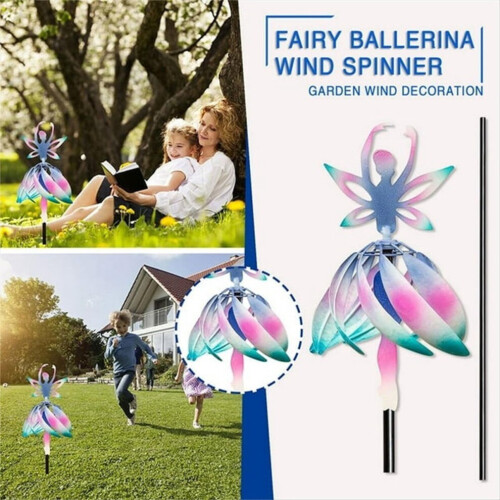 Lucky Flower vindspinner, solcellsvindspinner för utomhusbruk 1