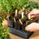 Square seedling pots. Flexible plastic seedling pots. 3