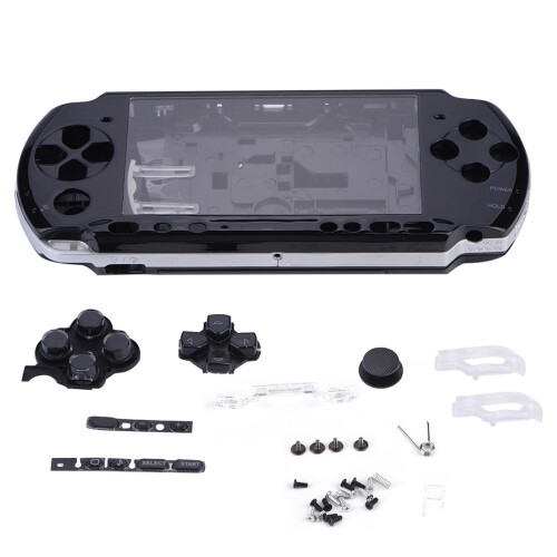 Replacement Full Housing Shell for PSP 3006 Black, 17x7x2cm 1