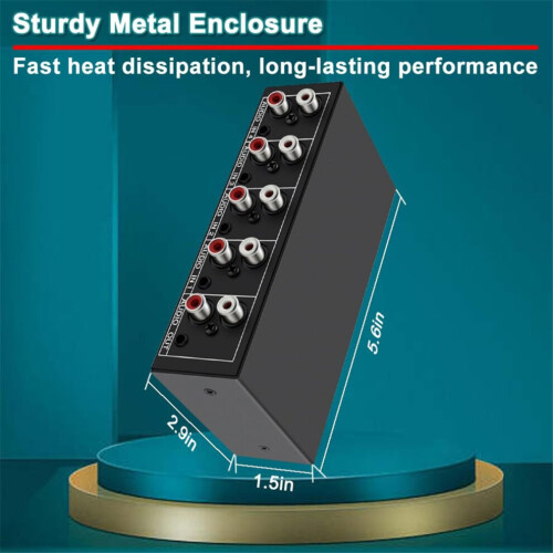 3.5 mm Aux + L/R bidirectional stereo audio switch 1