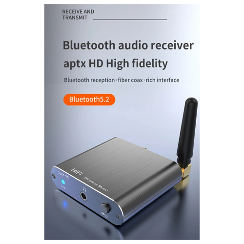 -HD Bluetooth 5.2 Receiver HIFI Music Audio Adapter 2