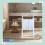 Towel Rack, 3 Rods - Metal and Bamboo Freestanding 2