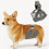 Breathable Dog Physiological Pants High Absorbing-Gray S 5