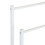 Towel Rack, 3 Rods - Metal and Bamboo Freestanding 6
