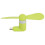 Mini Portable Hand Micro USB Fan for Android OTG Smartphones – Green 2