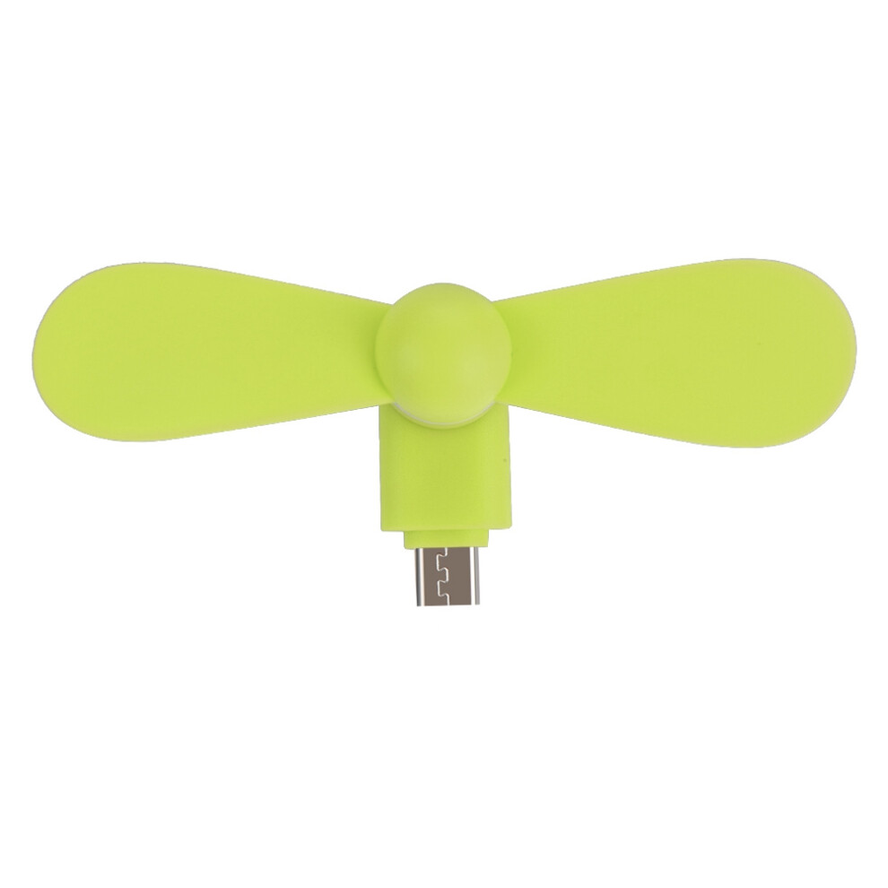 Mini Portable Hand Micro Usb Fan For Android Otg Smartphones Â Green 7681392834928