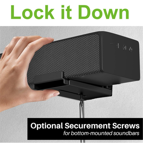 Floating speaker wall mount stand for soundbar speakers, B 1