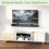 Floating speaker wall mount stand for soundbar speakers, B 3