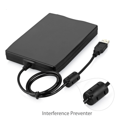 USB 2.0 floppy disk drive 3.5-inch external floppy disk reader 1