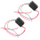 2 pieces DC 3.6V-6V up to 20kV Boost Step Up Power Module 2