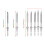 7pcs Stainless Steel Soldering Tips Small & Precise Replacement for TS100 Iron 2