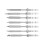 7pcs Stainless Steel Soldering Tips Small & Precise Replacement for TS100 Iron 13