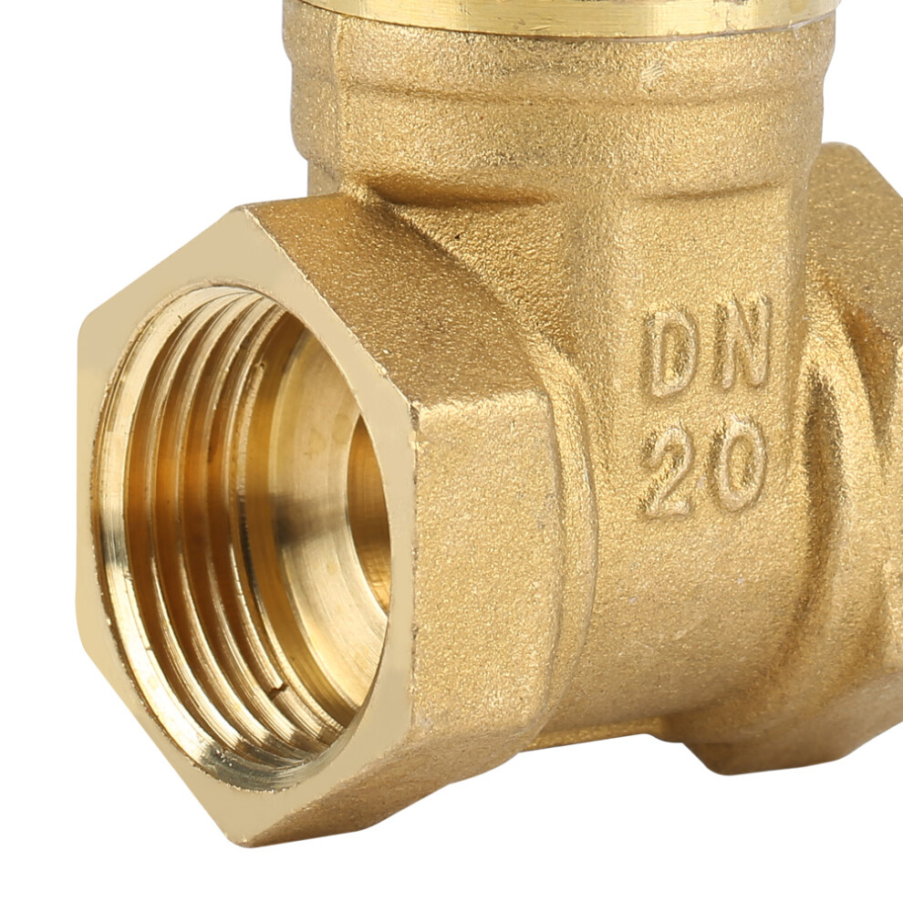 Brass Sluice Valve G3/4 DN20