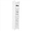Storage cabinet for narrow bathroom storage, corner shelf (white) 3