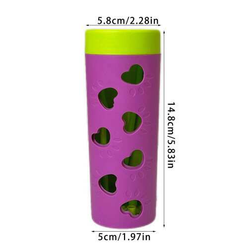 Port Dog Roller Feeder Rolling Treat Dispenser Interactive 2