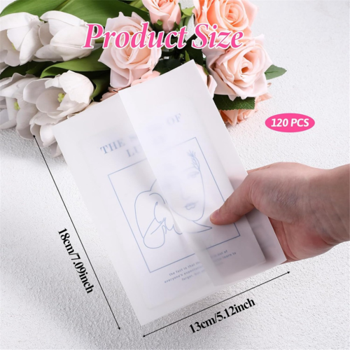 120 parchment envelopes for 5x7 invitations, pre-folded parchment paper 2