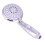 Handbrause aus ABS-Kunststoff, 5 Modi, Silber, Durchmesser 10 cm 11