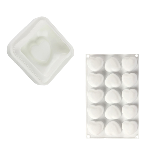 Herzförmige Schokoladenform, Mousse-Kuchenform, Silikonform A 1