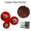 1 set copper pipe cleaner set for drill, pipe cleaning brush 2