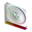 PC case fan, star ring, cyclic mirror, light, cooling fan, white, A 2