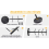 Coffee cup tree, 360 degree rotating coffee cup tree with 8 hooks 4