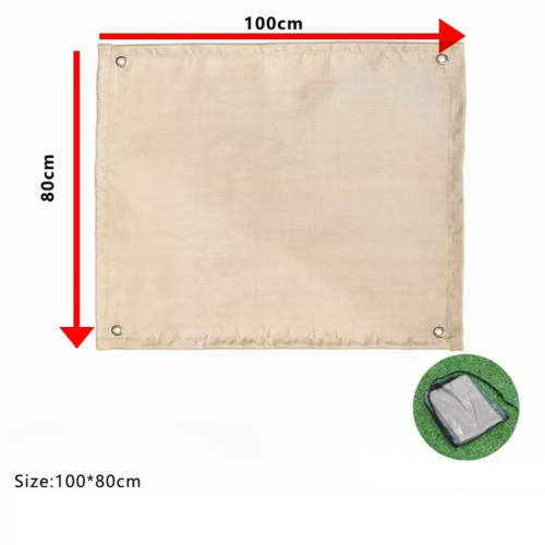 Fireproof camping mat, outdoor picnic grill insulating mat, flame 1