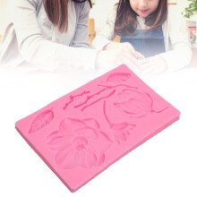 3D Flower Shaper Silicone Mold for Resin, Wax, Clay, Chocolate, Cake Decoration
