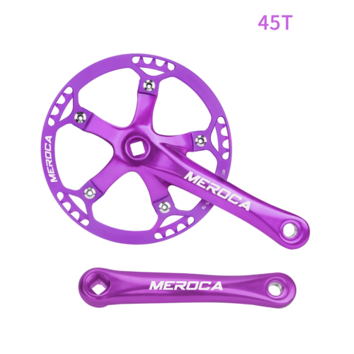 Bicycle crankset with square hole, speed folding crankset 1