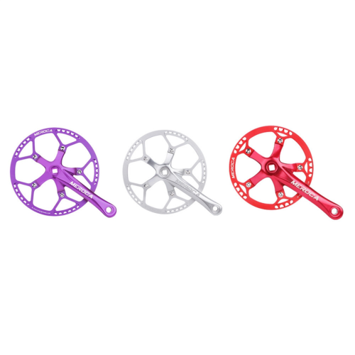 Bicycle crankset with square hole, speed folding crankset 2