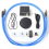 Active small magnetic loop antenna, broadband 50K-500MHz shortwave 2