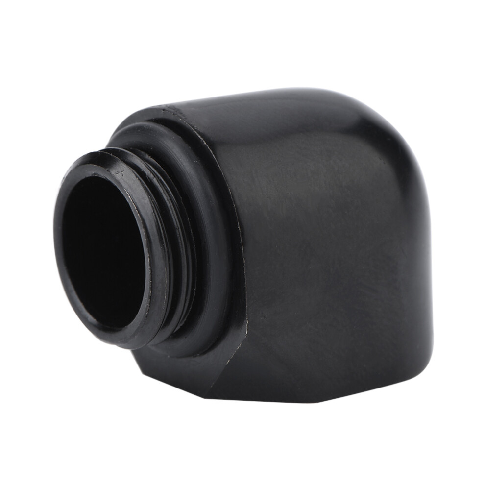 G1/4 Rotary Elbow Tube Converter Brass Black 7444352466498