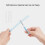 6pcs Silicone Reusable Drinking Straws Flexible for Children,20cm 11