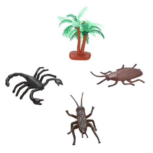 Soft Plastic Insect Toy 12pcs Learning Set