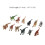 12pcs Dinosaur Figurines, Soft Plastic Toys 12