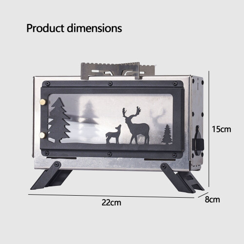 Small Outdoor Heating Unit For Camping Displaying Animal Shape 2