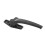 Aluminium Alloy Window Handle for Push Casement External Lock Flat Open Black 10