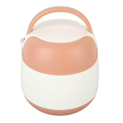 Brown 1.2L Insulated Lunch Box with Spoon
