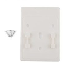 60-80 Cups Plastic Paper Dispenser - White, 9x38cm, Easy Install