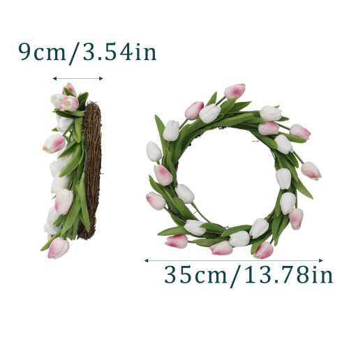 Beautiful Artificial Wreath 35Cm Size Great For Craft Activities 2