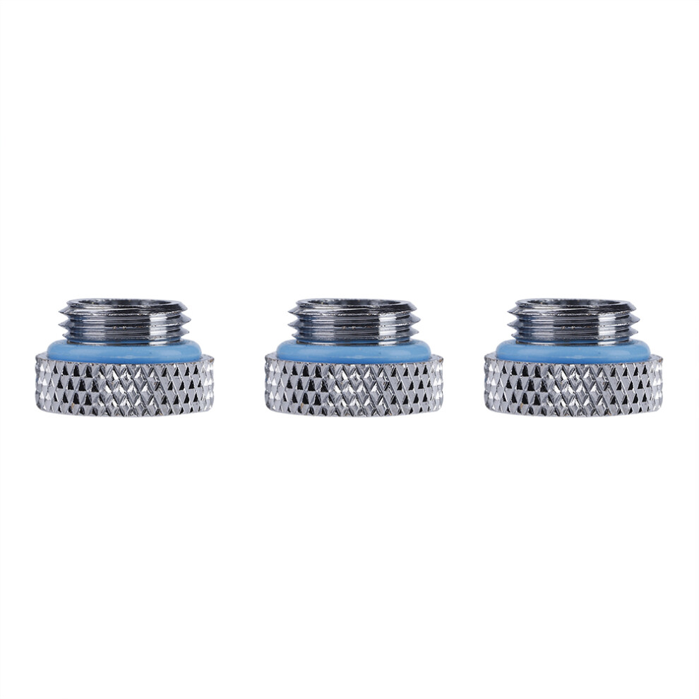 3X G1/4 Chrome Stop Plug For Water Cooling 7055741884139