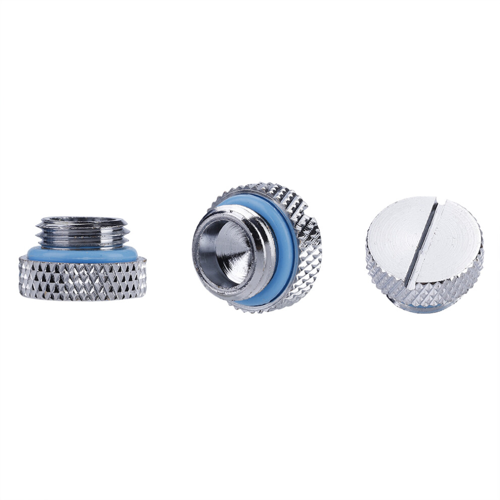 G1/4 Chrome Plug Set For Water Cooling Systems 7055741751455