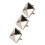 100pcs Silver Pyramid Rivets 12mm for Custom Leather and Denim Designs 4
