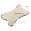 Soft Breathable Car Headrest Pillow Beige 25x16cm for Comfort 1