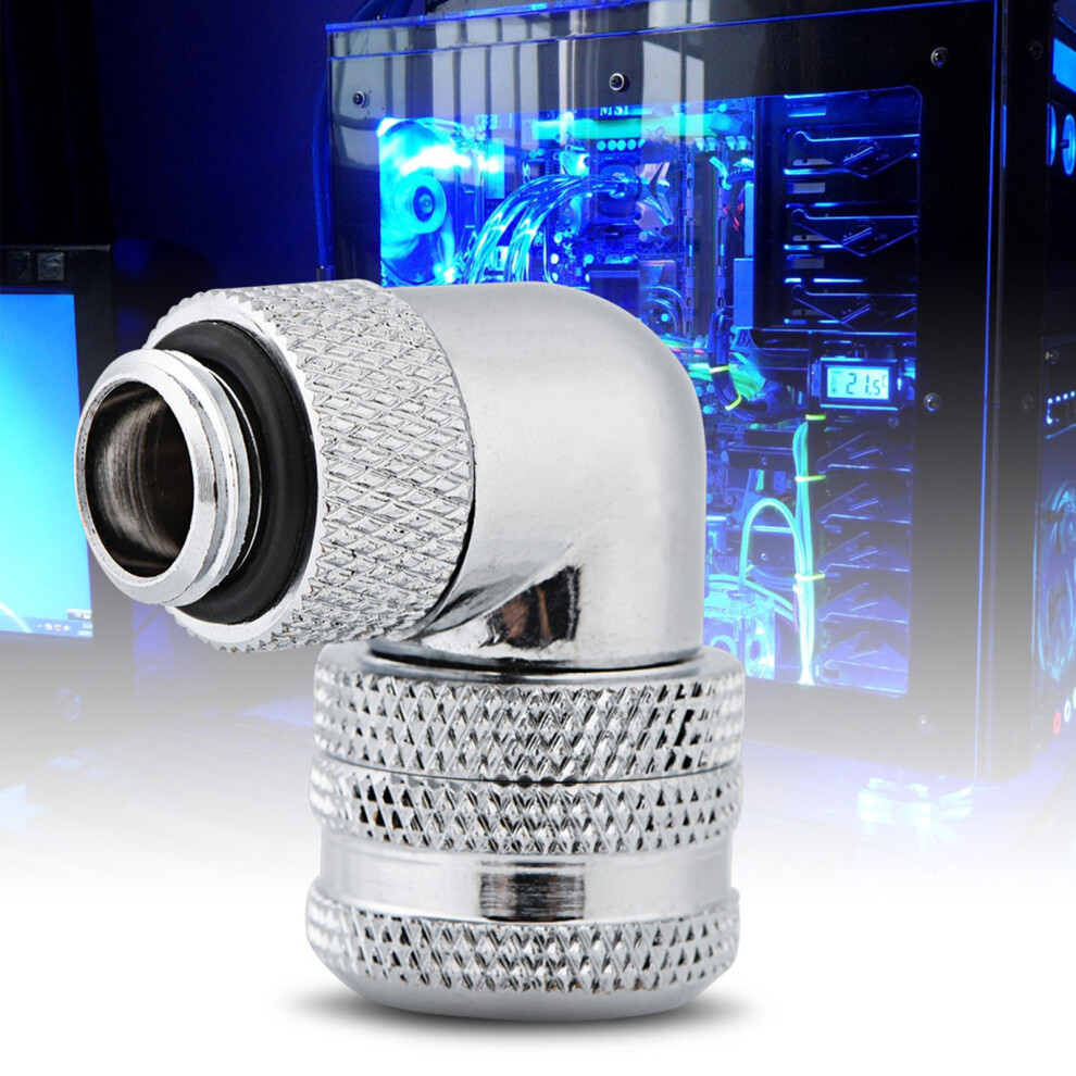 G1/4 Pc Water Cooling Two Touch 90 Degree Elbow 7340572890269