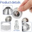 Stainless Steel Texture Sprayer Nozzle Tip for Easy Wall Texture 6