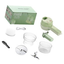 Robuste handbetriebene ABS-Fleischmühle und Gemüseschneider-Grün