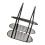 Large Capacity Foldable Laundry Net Drying Rack For Sock-Black 1